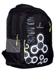 FabSeasons Fidget Spinner Print Black Backpack