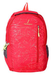 FabSeasons Printed Space Red Backpack for Multipurpose use