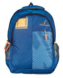 FabSeasons Printed Blue Backpack with Raincover and Laptop holder