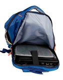 FabSeasons Printed Blue Backpack with Raincover and Laptop holder