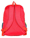 FabSeasons Printed Red Backpack with Raincover and Laptop holder