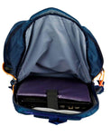 FabSeasons Blue Printed Stripes Backpack Bag