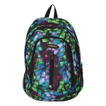 FabSeasons GreenBlue with Multicolor Polyester Graphic Printed Backpack