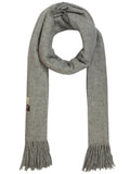 FabSeasons Solid Light Grey Woolen Winter cashmere Scarf freeshipping - FABSEASONS