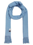 FabSeasons Solid Sky Blue cashmere Scarf