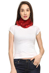FabSeasons Solid Red Viscose Stylish Scarf