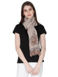 FabSeasons Beign Unisex Checkered Woolen Scarf, Muffler, Shawl and Stole