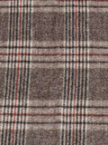 FabSeasons Brown Beign Unisex Checkered Woolen Scarf, Muffler, Shawl and Stole