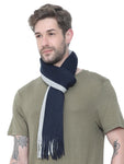 FabSeasons Men Casual Self Design  Solid Acrylic Woolen Muffler