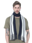 FabSeasons Men Casual Self Design  Solid Acrylic Woolen Muffler