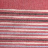 FabSeasons Large Size Striped Cotton Rayon Red Scarf