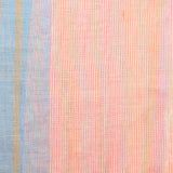 FabSeasons Pink Blue Large Size Striped Polyester Scarf freeshipping - FABSEASONS