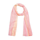 FabSeasons Pink Cream Large Size Striped Polyester Scarf freeshipping - FABSEASONS