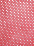 FabSeasons Casual Red Cotton Solid Scarf with Printed Silver Polka Dots freeshipping - FABSEASONS