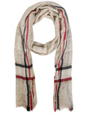 FabSeasons Casual Cotton-Rayon Beign Scarf