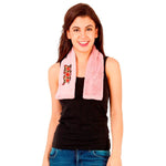 FabSeasons Pink Faux Fur Fashion Neck Warmer and Scarf