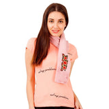 FabSeasons Pink Faux Fur Fashion Neck Warmer and Scarf