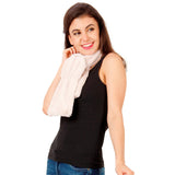 FabSeasons Beige Faux Fur Winter Fashion Neck Warmer and Scarf freeshipping - FABSEASONS