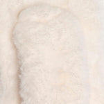 FabSeasons White Faux Fur Winter Fashion Neck Warmer and Scarf