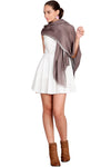 FabSeasons Grey Cotton Super Soft & Stylish Viscose Scarf freeshipping - FABSEASONS