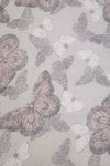 FabSeasons Grey Viscose Butterfly Printed Soft & Stylish Scarf