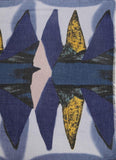 FabSeasons Blue Cotton Viscose Colorful Printed Soft & Stylish Scarf