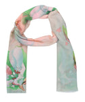 FabSeasons Green Viscose Colorful Floral Printed Soft & Stylish Scarf