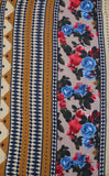 FabSeasons Traditional Blue Viscose Abstract Printed Soft & Stylish Scarf freeshipping - FABSEASONS