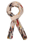 FabSeasons Beign Abstract feathers Printed Cotton Scarf