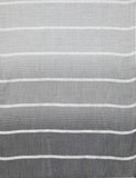 FabSeasons Striped super soft Black Grey Cotton Scarf