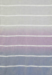 FabSeasons Striped super soft Blue Purple Cotton Scarf