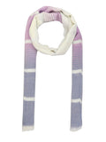 FabSeasons Striped super soft Blue Purple Cotton Scarf