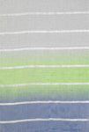 FabSeasons Striped super soft Neon Blue Cotton Scarf