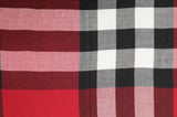 FabSeasons Unisex Red Checkered Scarf