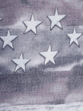 FabSeasons Grey Star Printed Cotton Unisex Scarf