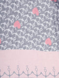 FabSeasons Grey Anchor Printed Cotton Scarf for Summer & Winter
