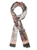 FabSeasons Floral Green Premium Printed Cotton Long Scarves