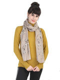 FabSeasons Beign Leaf Printed Cotton Scarf For Women & Girls