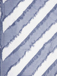 FabSeasons Blue Fancy Striped Viscose Scarf for Ladies