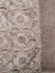 FabSeasons Light Pink Cotton Stylish Scarves with Embroidery for Women