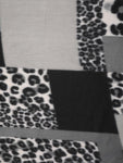 FabSeasons Grey Leopard Printed Acrylic Woolen Scarf For Women freeshipping - FABSEASONS