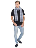 FabSeasons Designer Blue Men Woolen Muffler for Winters