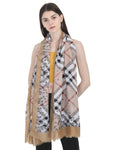 FabSeasons Beign Fancy Fashion Stylish Checkered Printed Scarves