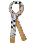 FabSeasons Beign Fancy Fashion Stylish Checkered Printed Scarves