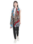 FabSeasons Brown Fancy fashion Stylish Animal Printed Scarf freeshipping - FABSEASONS