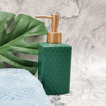 FabSeasons Green Ceramic Soap Dispenser, 360ML