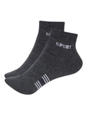 T9 Think Different Unisex Sport Solid Cotton Low Liner Ankle Sock Pack of 5 pairs
