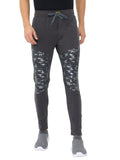 FabSeasons Casual Premium Fashion Grey Camouflage Printed Lycra Track Pant for Men