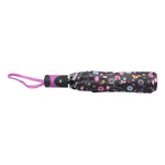 FabSeasons Purple Geometric Printed 3 Fold Fancy Automatic Umbrella freeshipping - FABSEASONS