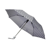 FabSeasons Grey Geometric Printed 3 Fold Fancy Automatic Umbrella